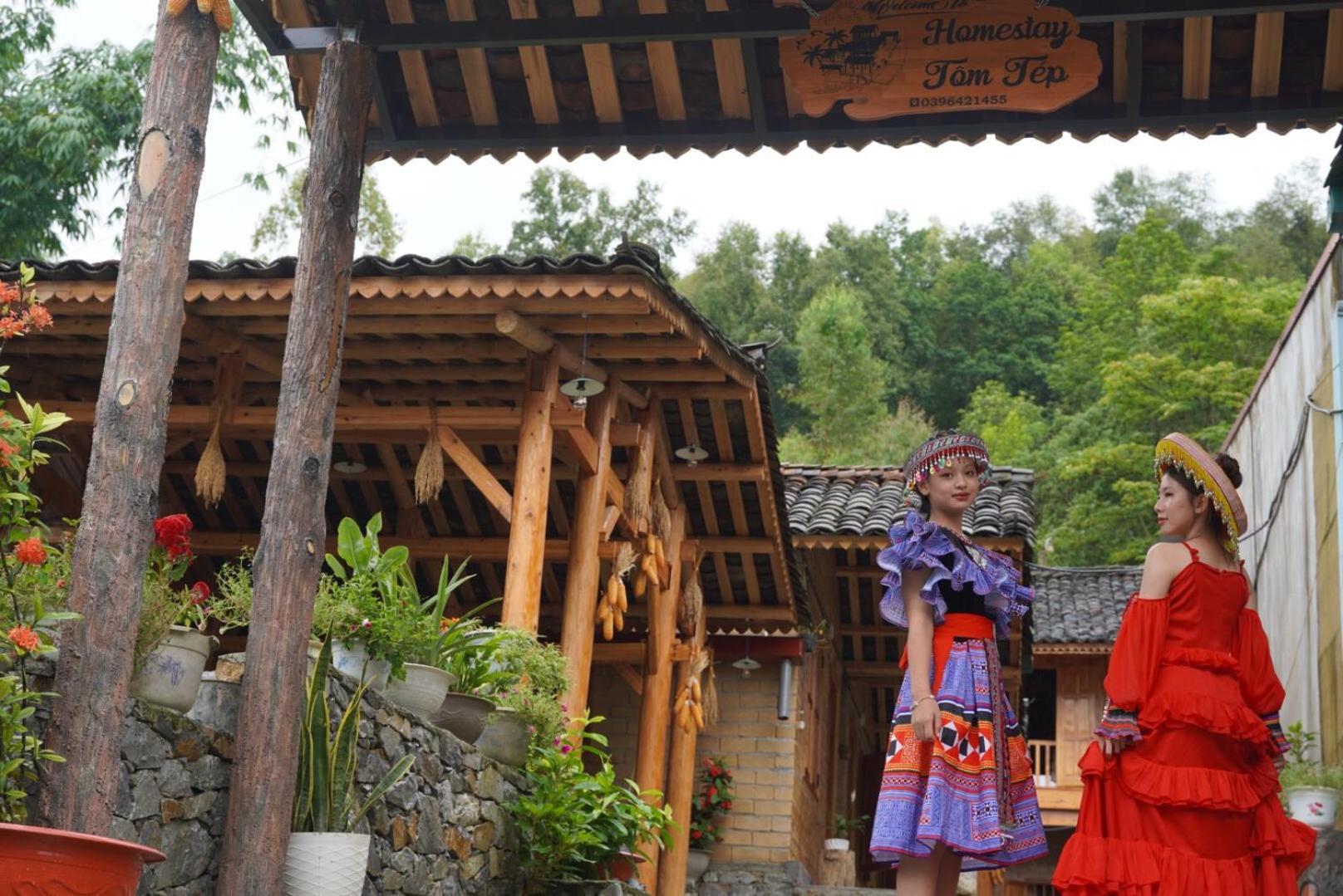 Tom Tep Homestay ハザン エクステリア 写真